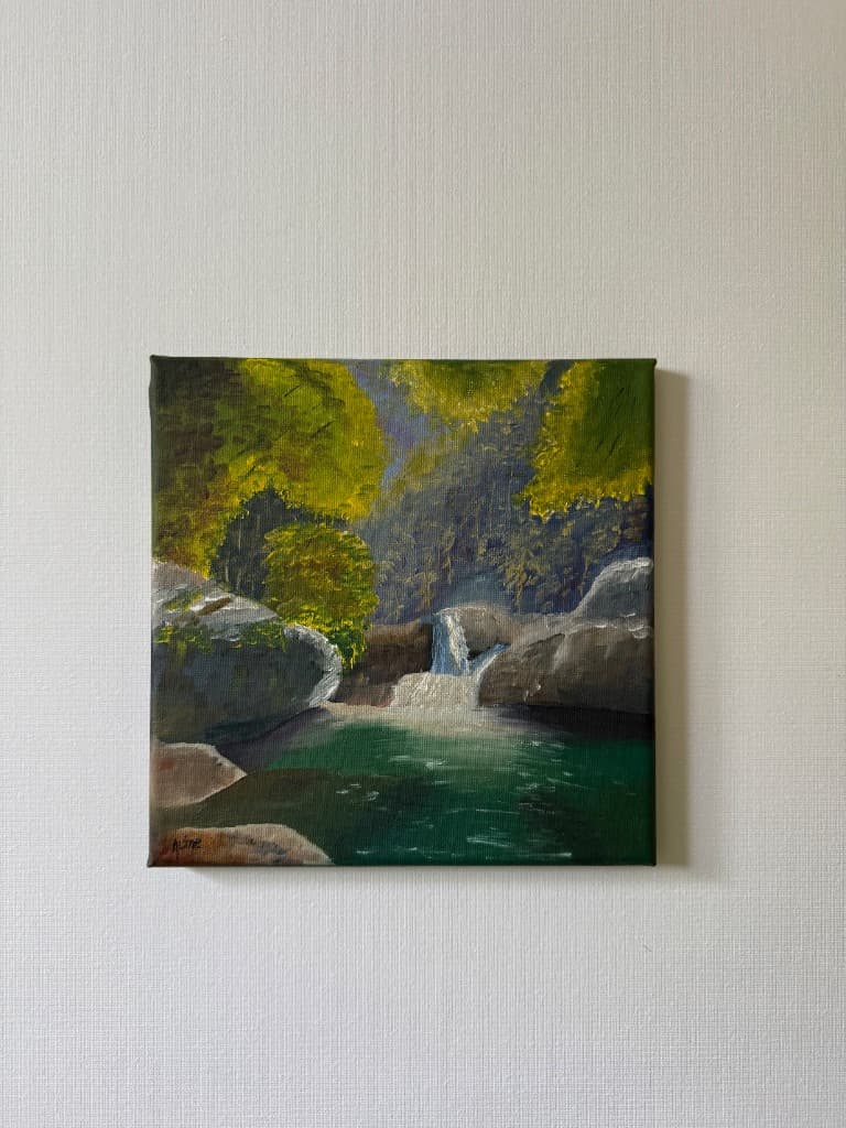 Hidden Waterfall by Aline Gordiano